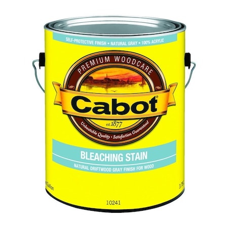 Cabot Cabot Bleaching Stain Semi-Transparent Driftwood Gray Water-Based Acrylic Bleaching Stain 1 gal 140.0010241.007